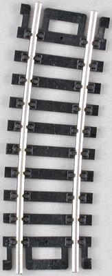 Atlas Model Railroad 835 HO Scale Code 100 Curved Snap-Track(R) Nickel-Silver Rail -- 1/3 Section, 18" Radius (Black Ties) pkg(4)