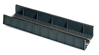 Atlas Model Railroad 885 HO Scale 65' Through Plate-Girder Bridge - Assembled -- With Code 100 Nickel-Silver Rail 9 x 2-5/8" 23 x 6.5cm