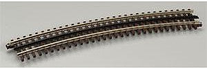 Atlas O 6062 O Scale 21st Century Track System(TM) Nickel Silver Rail w/Brown Ties - 3-Rail -- O-72 Full Curved Section (16 Pieces Makes a Circle)