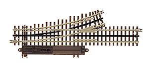 Atlas O 6073 O Scale 21st Century Track System(TM) Nickel Silver Rail w/Brown Ties - 3-Rail -- O72 Right Hand Remote Custom Supreme Switch