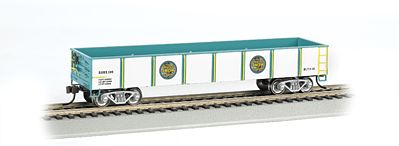 Bachmann 16603 HO Scale Gondola - Ready to Run -- Ringling Bros. and Barnum & Bailey(TM) #120 (white, blue)