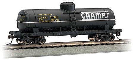 Bachmann 17804 HO Scale 40' Single-Dome Tank Car - Ready to Run - Silver Series(R) -- Gramps 11055