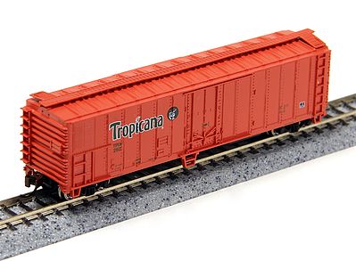 Bachmann 17956 N Scale ACF 50' Steel Mechanical Reefer - Ready to Run -- 2012 Version - Tropicana (orange)