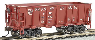 Bachmann 18605 HO Scale Ore Car - Ready to Run - Silver Series(R) -- Pennsylvania Railroad #14517 (Tuscan)