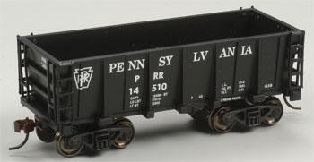 Bachmann 18614 HO Scale Ore Car - Ready to Run - Silver Series(R) -- Pennsylvania Railroad (black)