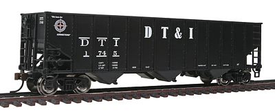 Bachmann 18730 HO Scale Bethlehem Steel 3-Bay 100-Ton Open Hopper - Ready to Run - Silver Series(R) -- Detroit, Toledo & Ironton