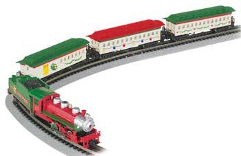 Bachmann 24017 N Scale Spirit of Christmas Train Set