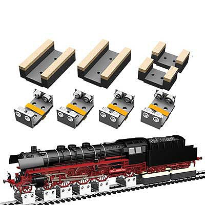 Bachmann 39031 O Scale Roller Test Stand - 3-Rail -- 4 Rollers and 4 Cleaners