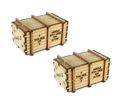 Bachmann 39110 HO Scale Machinery Crates - Kit pkg(2)