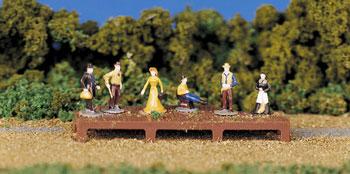 Bachmann 42335 HO Scale Figures -- Old West People pkg(6)