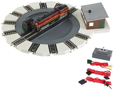 Bachmann 46799 N Scale Motorized Turntable - E-Z Track(R) -- Kit - 7-1/2" 19.1cm Diameter, 5-1/2" 14cm Bridge