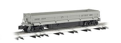 Bachmann 47952 O Scale Operating Coal Dump Car - 3-Rail - Ready to Run - Williams(TM) -- Duluth, Missabe & Iron Range (gray)