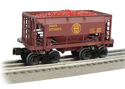 Bachmann 48501 O Scale 70-Ton Ore Car - 3-Rail Ready to Run - Williams -- Duluth, Missabe & Iron Range