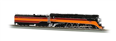 Bachmann 53101 HO Scale Class GS4 4-8-4 w/Sound & DCC -- Southern Pacific #4449 (Railfan Version; Daylight black, orange; Lines Lette)