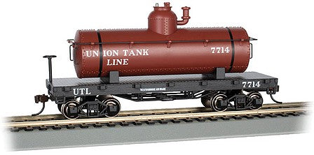 Bachmann 72108 HO Scale Old-Time Tank Car - Ready to Run - Silver Series(R) -- Union Tank Line UTLX