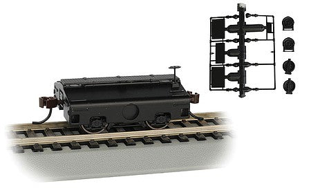 Bachmann 74405 HO Scale Scale Test Weight Car - Ready to Run with Uninstalled Details -- Undecorated