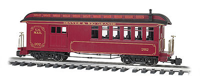 Bachmann 97106 G Scale Wood Combine - Ready to Run -- Denver & Rio Grande Western 202 (red)