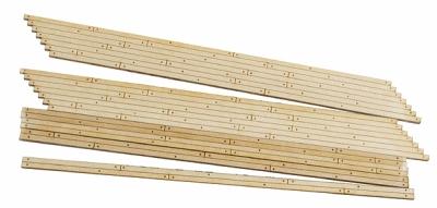 Blair Line 132 HO Scale Wood Grade Crossing pkg(2) -- Left Angled