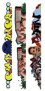 Blair Line 2247 HO Scale Graffiti Decals Mega Set -- Set #4 pkg(3)