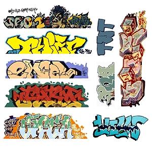 Blair Line 2249 HO Scale Graffiti Decals Mega Set -- Set #6 pkg(9)