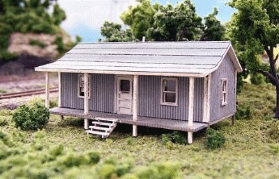 Blair Line 76 N Scale Company House -- Kit - 2-1/4 x 1-1/2"  5.6 x 3.75cm