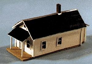 Blair Line 79 N Scale Shotgun House -- Kit - 1 x 3"  2.5 x 7.5cm