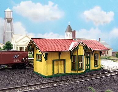 Blair Line 93 N Scale Boston Depot -- Structure footprint 3 x 1 7/16"