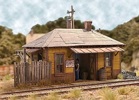 Bar Mills 362 HO Scale Transfer Shed At Cranberry Yard -- Laser-Cut Kit