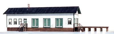 BTS (Better Than Scratch) 27500 HO Scale Freight House w/Dock -- 3-11/16 x 11" 9.4 x 27.9cm