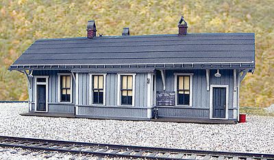 BTS (Better Than Scratch) 27652 HO Scale Chesapeake & Ohio Quinnimont Passenger Depot -- 7-1/5 x 5-1/5"