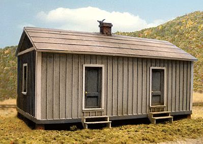 BTS (Better Than Scratch) 27655 HO Scale Chesapeake & Ohio Quinnimont Section House -- 4-1/5 x 2-1/5"