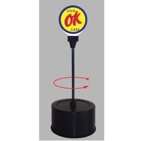 Miller Engineering 55090 O Ok Used Cars Rotating Sign