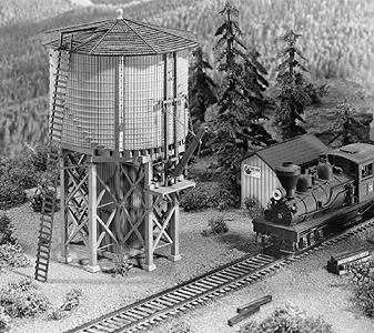 Campbell Scale Models 356 HO Scale Water Tower -- 4 x 4"  10.2 x 10.2cm