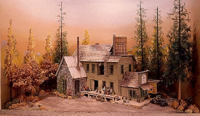 Campbell Scale Models 385 HO Scale Bret's Brewery -- 5-1/2 x 10-1/2"  13.9 x 26.6cm