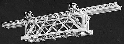 Campbell Scale Models 761 HO Scale 50' Deck Timber Bridge -- 14"  35.5cm