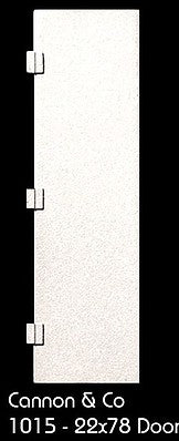 Cannon & Company 1015 HO Scale Plain Hood Doors pkg(8) -- 22 x 78"