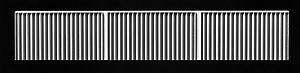 Cannon & Company 1408 HO Scale Radiator Screens -- For EMD SD80/90 pkg(2)