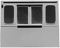 Cannon & Company 1506 HO Scale Spartan Cab Sides - 4-Window -- For EMD 40 Series Diesels