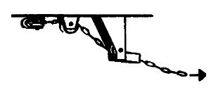 Custom Finishing 147 HO Scale Hand Brake Chain Guides pkg(6) -- For ALCO RS Diesel Locomotives