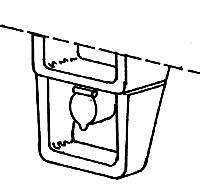 Custom Finishing 323 HO Scale Safety Swivel Battery Receptical