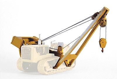 Custom Finishing 7274 HO Scale Side Boom Pipelayer/Railroad Wrecking Crane Attachment - Kit -- Fits 247-7070 (Sold Separately)