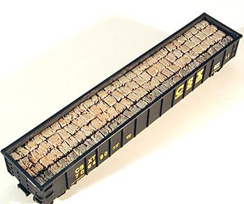 Chooch Enterprises 7222 HO Scale Cast Resin Freight Car Load -- Baled Scarp Load for Gondolas (car sold separately)