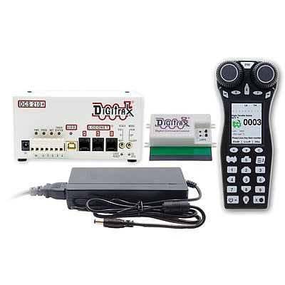 Digitrax EVOXD All Scale EVOXD Evolution Express Advanced 5A-8A Duplex Radio Starter Set -- Command Station, DT602D Wireless Throttle, UP5 Universal Panel, PS615 Power