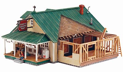 Design Preservation Models 12900 HO Scale Woody's Country Mart - DPM(R) Landmark Structures(TM) -- Kit