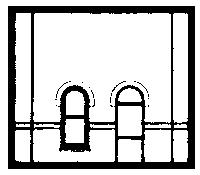 Design Preservation Models 30101 HO Scale Modular Building System(TM) -- Street Level Wall Sections w/Arched Entry - Kit