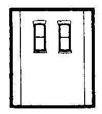 Design Preservation Models 30139 HO Scale Modular Building System(TM) -- Two-Story Wall Sections w/2 2nd-Story Rectangular Windows - Kit