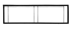 Design Preservation Models 60111 N Scale N Scale Modulars System(TM) (Plastic) -- One-Story Blank Wall pkg(3); 3-1/2" Wide x 15/16" High (8.7 x 2.5cm)