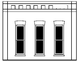 Design Preservation Models 90105 O Scale Modular Walls -- Rectangular Window Wall pkg(2)