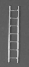 Detail Associates 6207 HO Scale Freight Car Ladders -- Long pkg(10)