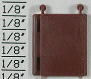 Detail Associates 6225 HO Scale Gondola Parts -- Steel Plate Doors for GS Style pkg(8)